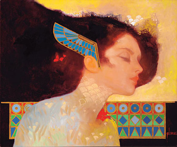 Felix Mas - Jewel Egypt III - Limited Edition Serigraph on Canvas
