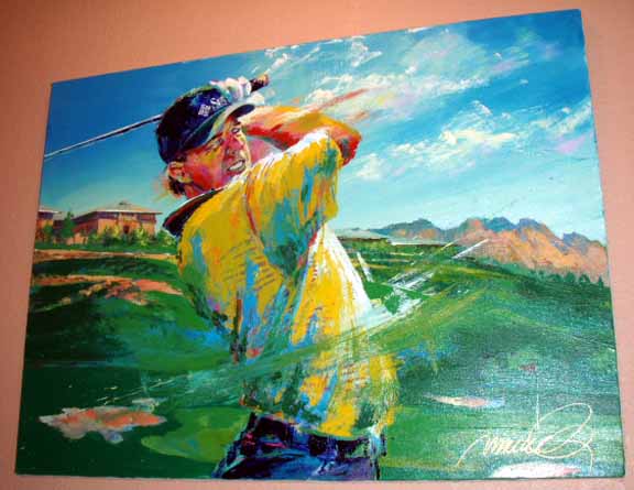 Malcolm Farley - John Elway - Original Painting - Acrylic on Canvas