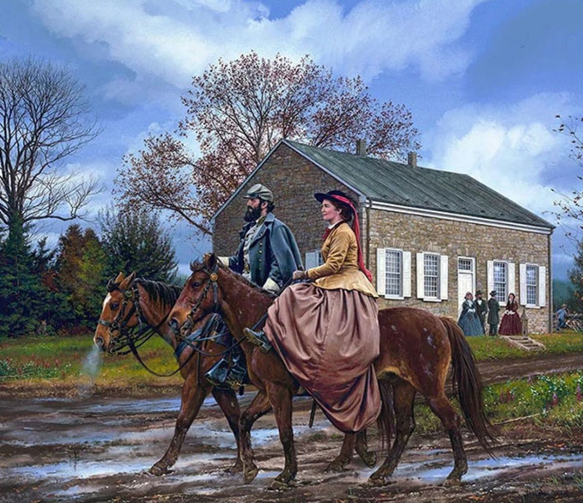 John Paul Strain - A Ride with Anna - Limited Edition Lithograph