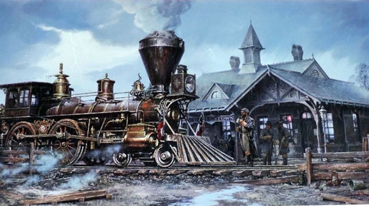 John Paul Strain - Charlestown Station - Limited Edition Lithograph