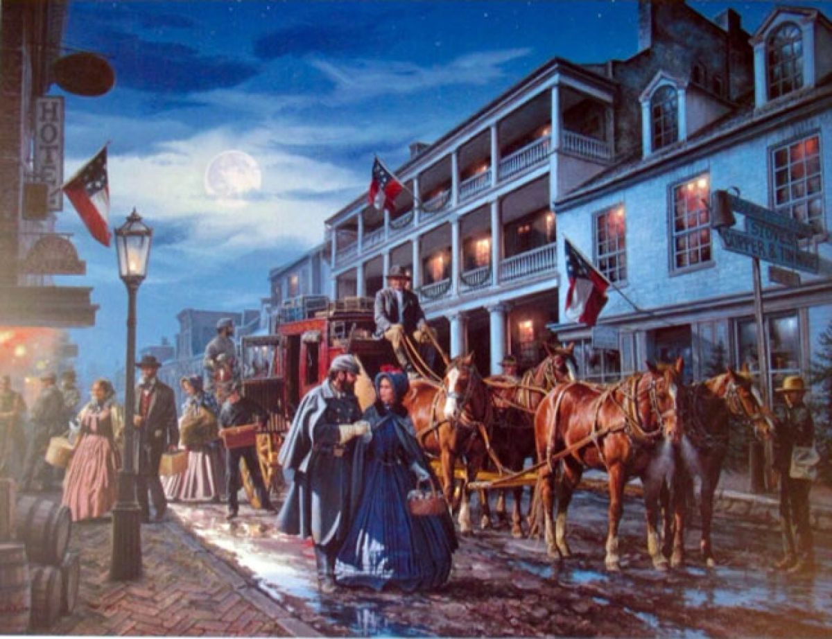 John Paul Strain - Christmas Moon - Limited Edition Lithograph