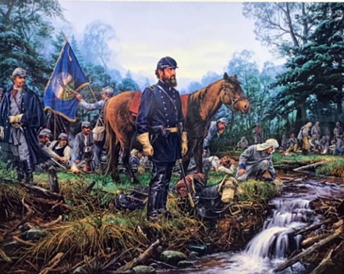 John Paul Strain - Destination Manassas - Limited Edition Lithograph