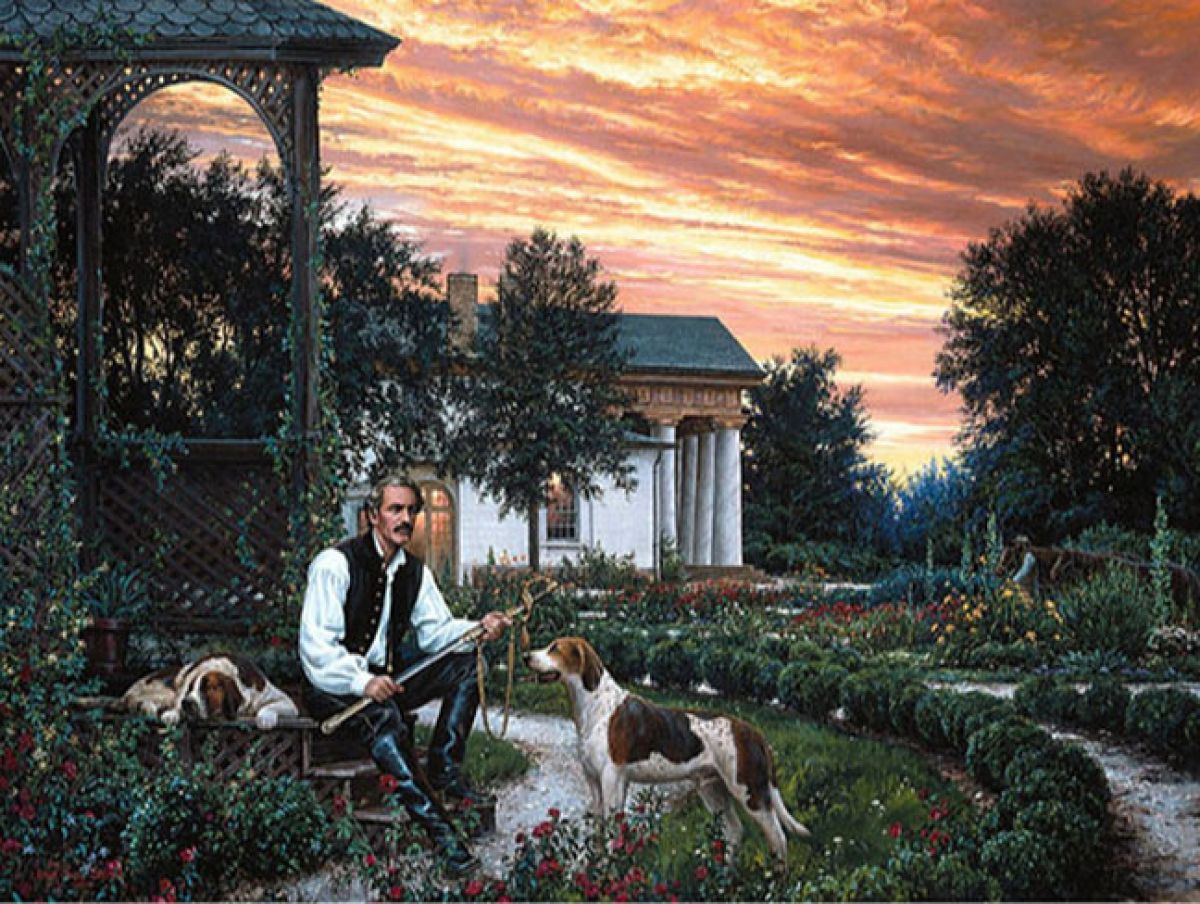 John Paul Strain - Never Against Virginia - Limited Edition Lithograph