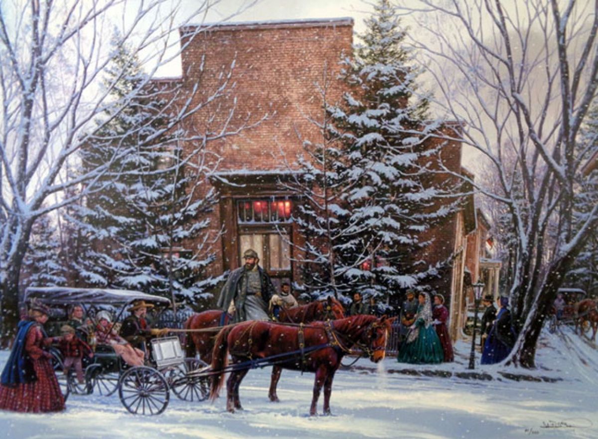 John Paul Strain - Sunday at Winchester - Limited Edition Lithograph
