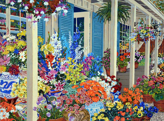 John Powell - Jolain's Flowers - Limited Edition Serigraph