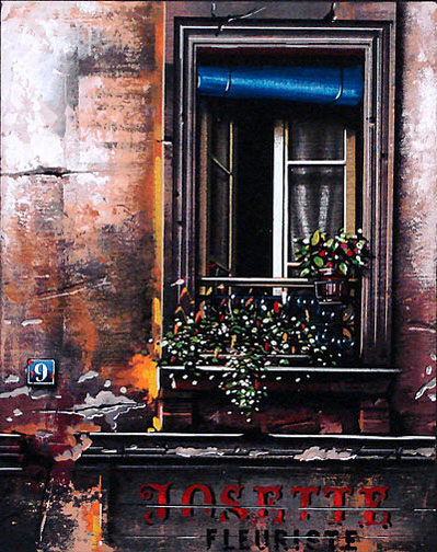 Thomas Pradzynski - Fenetres De Paris Suite - Limited Edition Serigraph