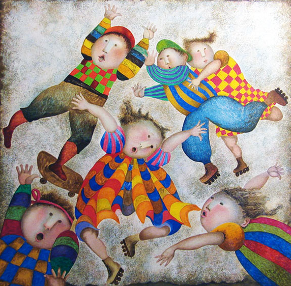 Graciela Rodo Boulanger - Jour de Vacances - Limited Edition Lithograph