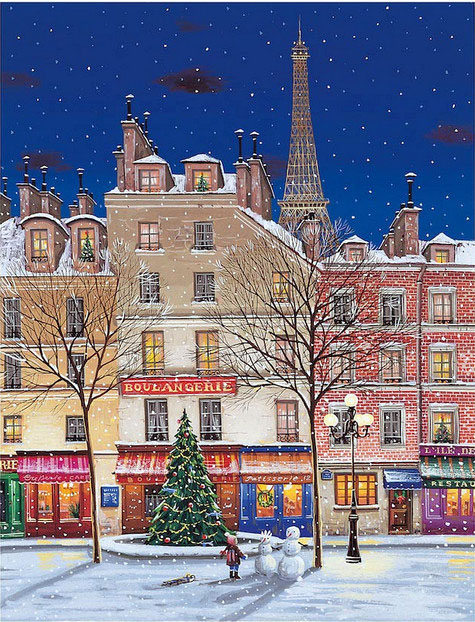 Liudmila Kondakova - Joyeux Noel - Limited Edition Lithograph