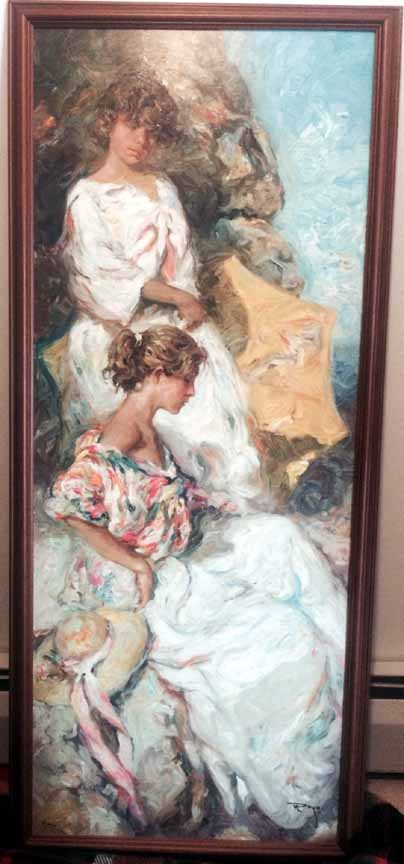 Royo - Junto Al Mar - Limited Edition Serigraph on Panel