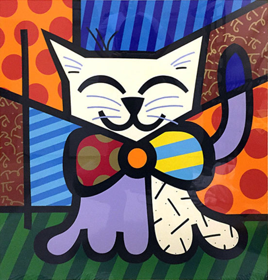 Romero Britto - Furry Friends Suite - Limited Edition Serigraph