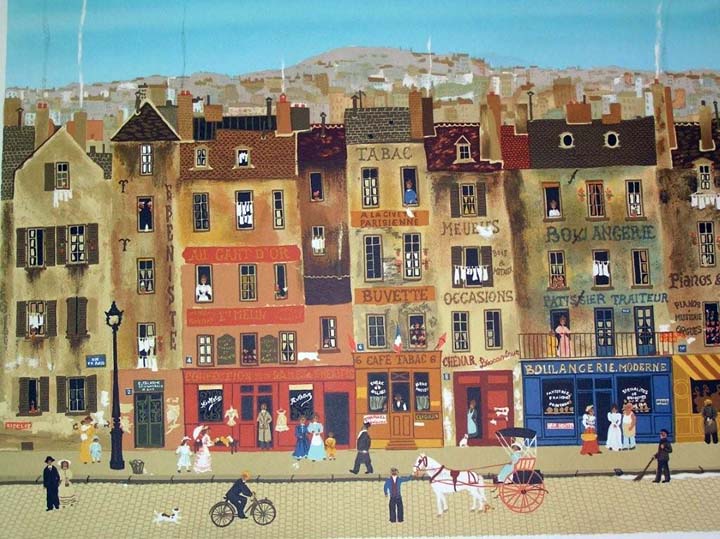 Michel Delacroix - La Civette Parisienne - Limited Edition Lithograph