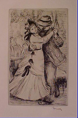 Pierre-Auguste Renoir - La Danse A La Campagne - Limited Edition Etching