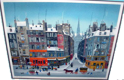 Michel Delacroix - La Fleche de Notre Dame - Limited Edition Lithograph
