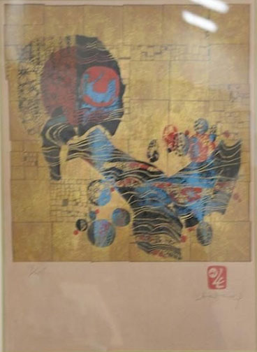 Lebadang - La Montagne Fleurie - Limited Edition Lithograph