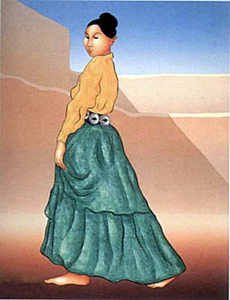 RC Gorman - La Rosa - Limited Edition Lithograph