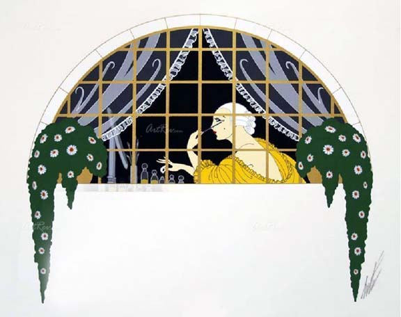  Erte - La Toilette - Limited Edition Serigraph
