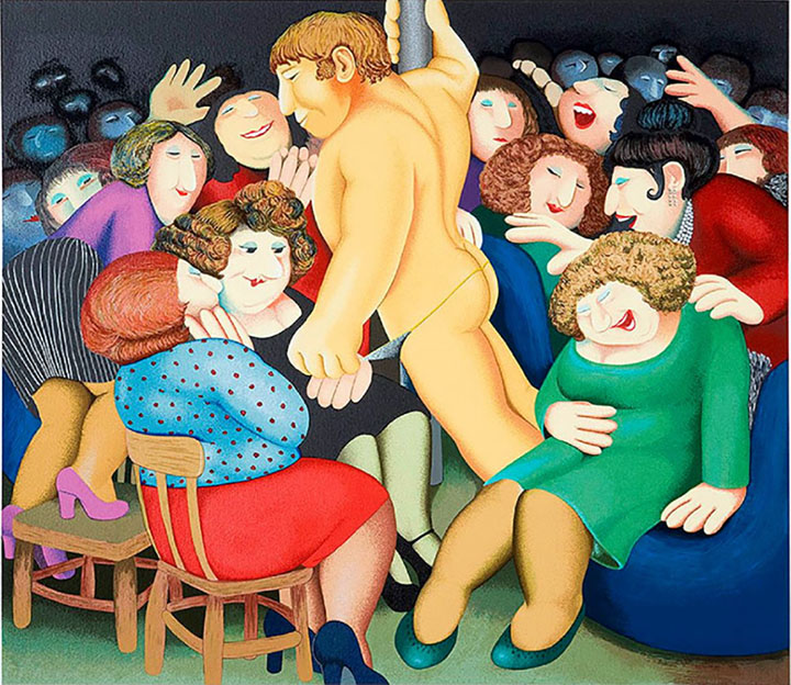 Beryl Cook - Ladies Night - Limited Edition Serigraph
