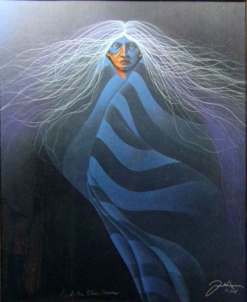 Frank Howell - Lakota Blue Aura - Limited Edition Lithograph