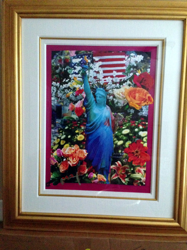 Peter Max - Land Of The Free, Home Of The Brave II - Original Mixed Media / Acrylic / Color Lithography