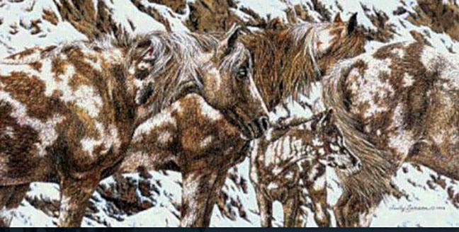 Judy Larson - The Pretender - Limited Edition Lithograph