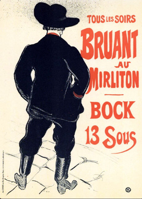Toulouse Lautrec - Bruant au Mirliton - Limited Edition Lithograph