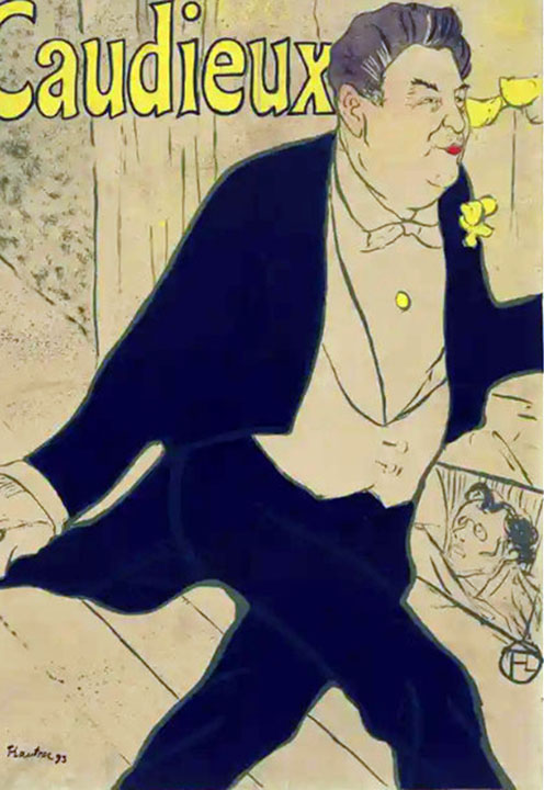 Toulouse Lautrec - Caudieux - Limited Edition Lithograph