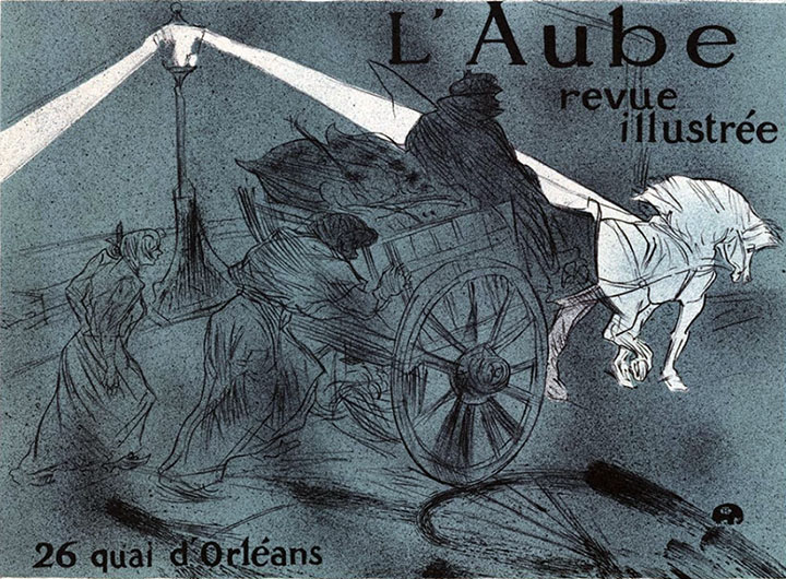 Toulouse Lautrec - L'Aube - Limited Edition Lithograph