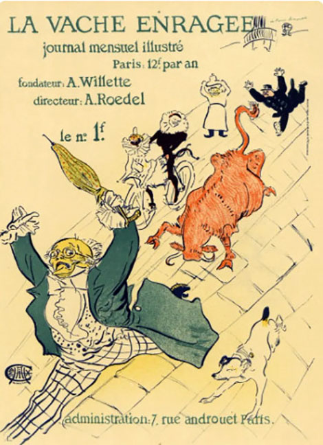 Toulouse Lautrec - La Vache Enragee - Limited Edition Lithograph