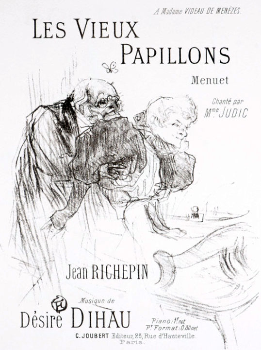 Toulouse Lautrec - Les Vieux Papillons - Limited Edition Lithograph