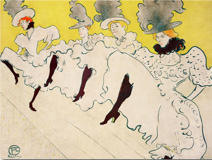 Toulouse Lautrec - Troupe de Mlle Eglantine - Limited Edition Lithograph