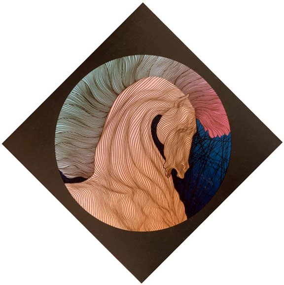 Guillaume Azoulay - Le Cavalier - Limited Edition Serigraph
