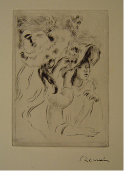 Pierre-Auguste Renoir - Le Chapeau Epingle - Limited Edition Etching