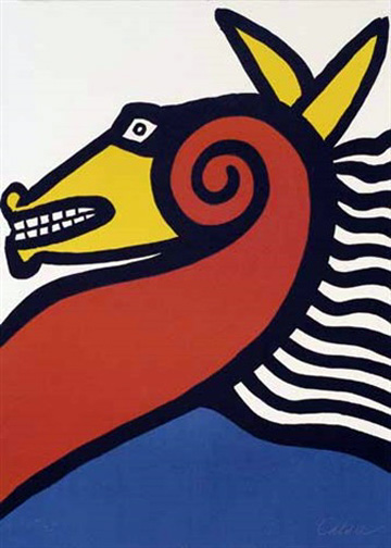 Alexander Calder - Le Cheval - Limited Edition Lithograph