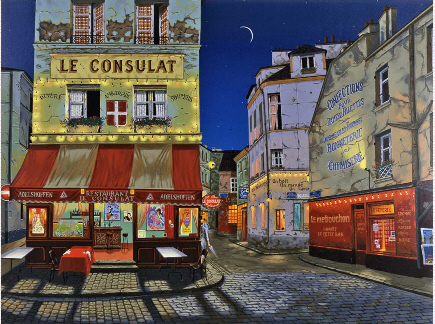 Liudmila Kondakova - Le Consulat - Limited Edition Serigraph 