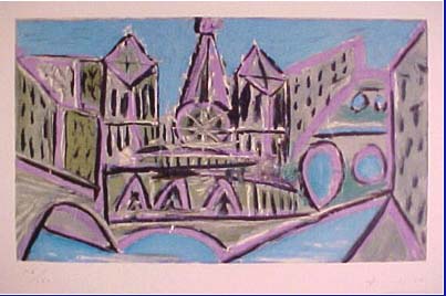 Pablo Picasso - Le Pont - Limited Edition Lithograph
