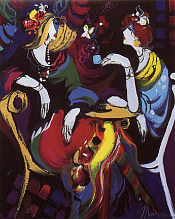 Isaac Maimon - Le Rendez-Vous - Limited Edition Serigraph 