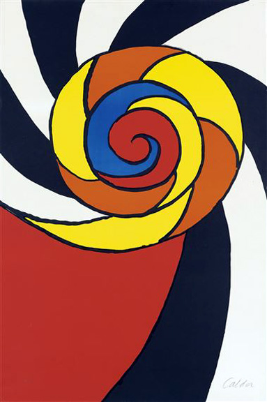 Alexander Calder - Le Turban - Limited Edition Lithograph