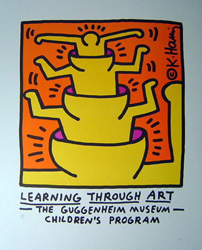 Keith Haring - Learning Through Art - Limited Edition Serigraph