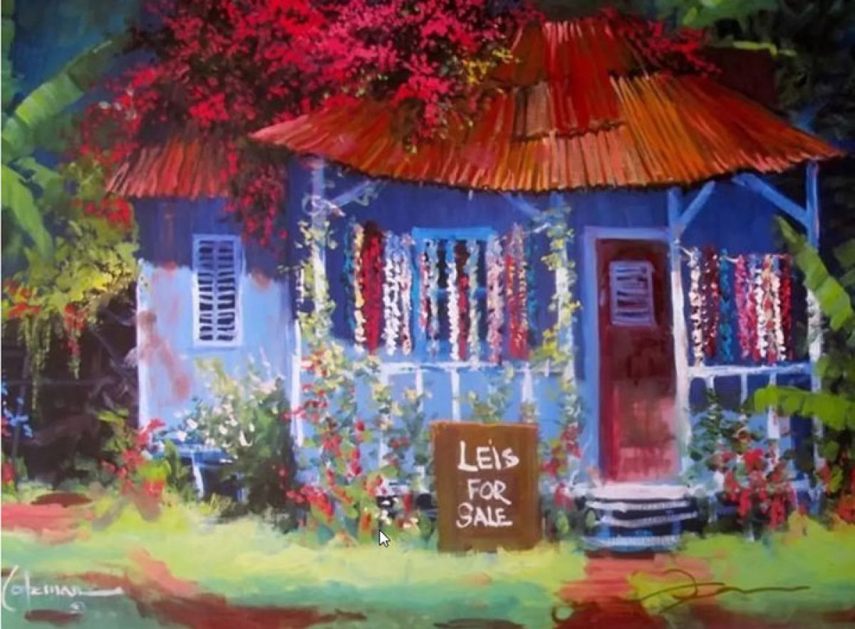 James Coleman - Leis For Sale - Limited Edition Lithograph