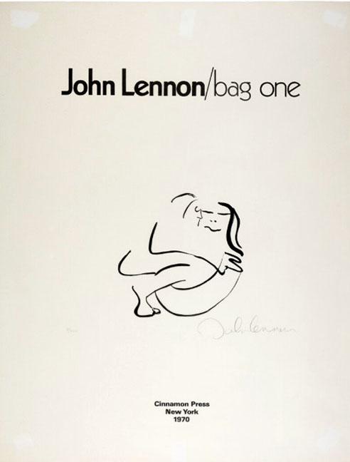 John Lennon - Bag One Frontise Piece - Limited Edition Lithograph