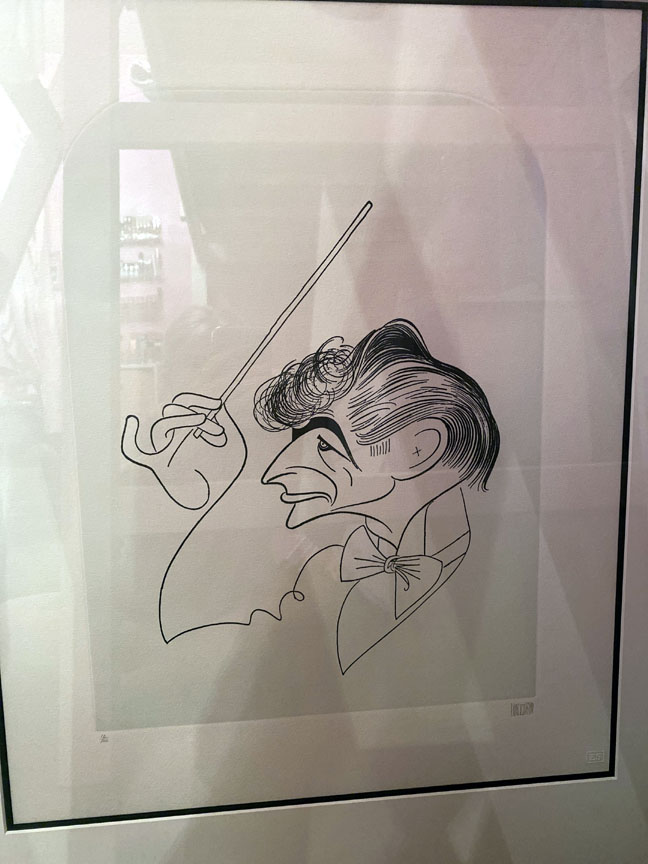 Al Hirschfeld - Leonard Bernstein - Limited Edition Etching