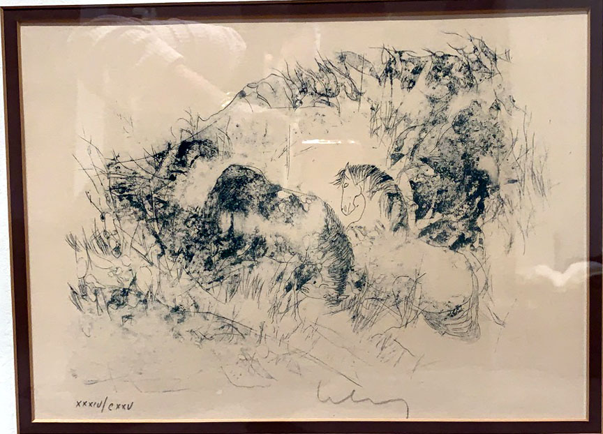 Lebadang - Les Cheveux - Limited Edition Lithograph