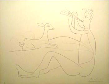 Pablo Picasso - Les Dessins Dantibes IV - Limited Edition Lithograph