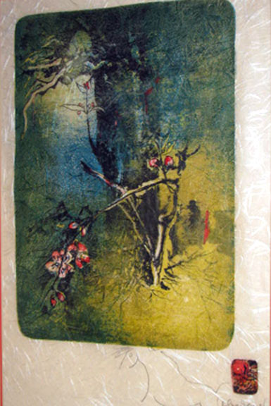Lebadang - Les Fleur de Minuit - Limited Edition Mixed Media