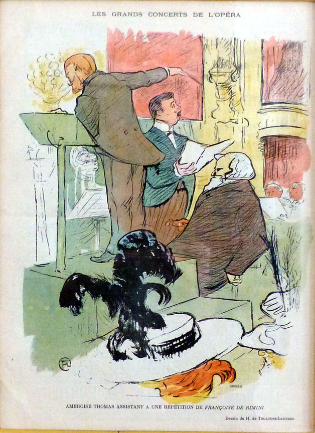 Toulouse Lautrec - Les Grands Concerts de L'Opera - Limited Edition Chromotypogravure