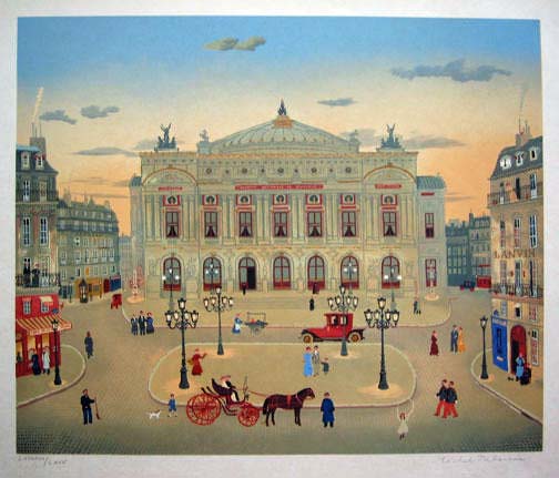 Michel Delacroix - Les Places de Paris Suite - Limited Edition Lithograph