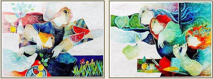 Sunol Alvar - Les Plaisirs Suite - Limited Edition Lithograph