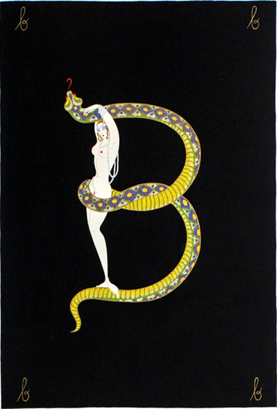  Erte - Letter B - Limited Edition Serigraph