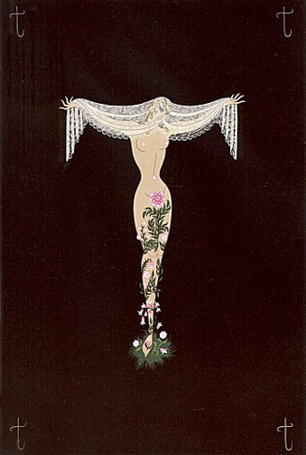  Erte - Letter T - Limited Edition Serigraph