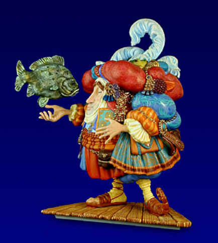 James Christensen - Levi Levitates A Stone Fish - Limited Edition Porcelain